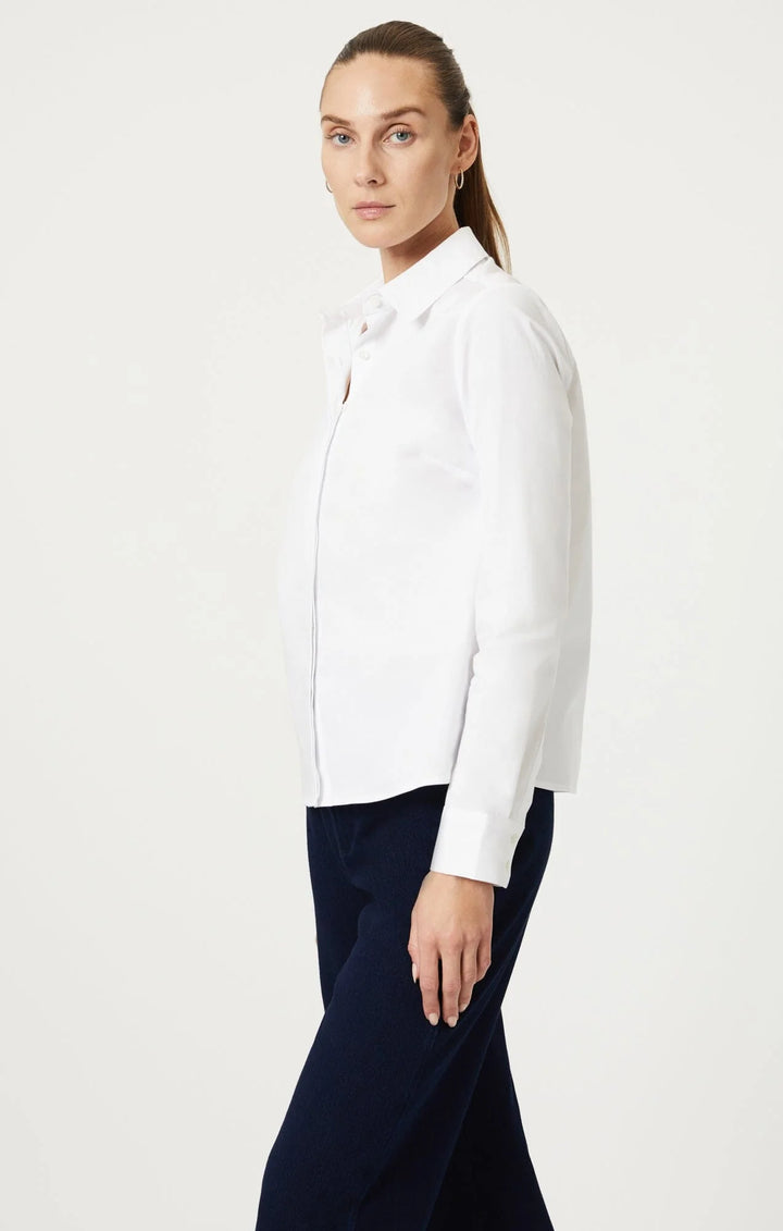 Long Sleeve Hidden Placket Top