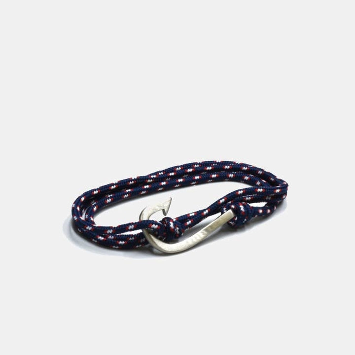 Curated Basics Navy Paracord Fish Hook Bracelet