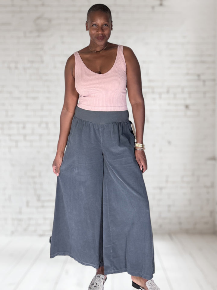 Cord Wide Leg Pant