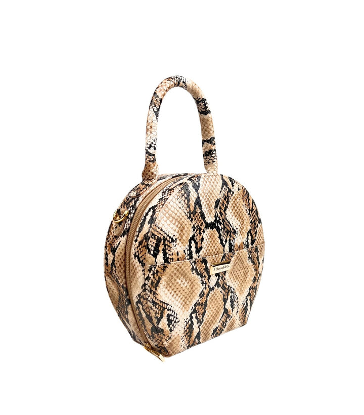 Bailey Embossed Mini Circle Bag