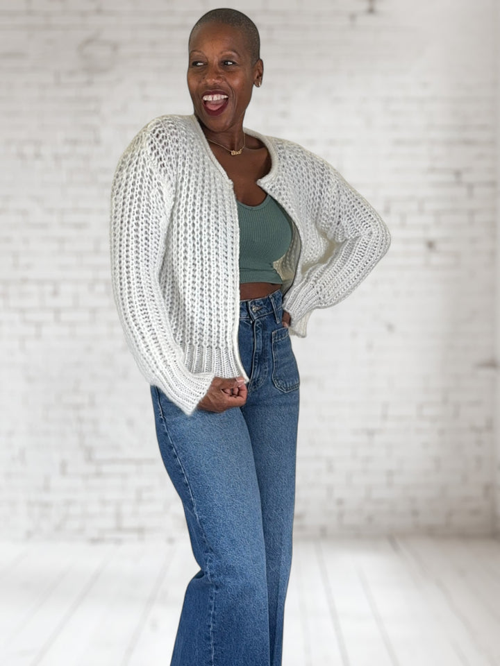 Tara Zip Bomber Cardi