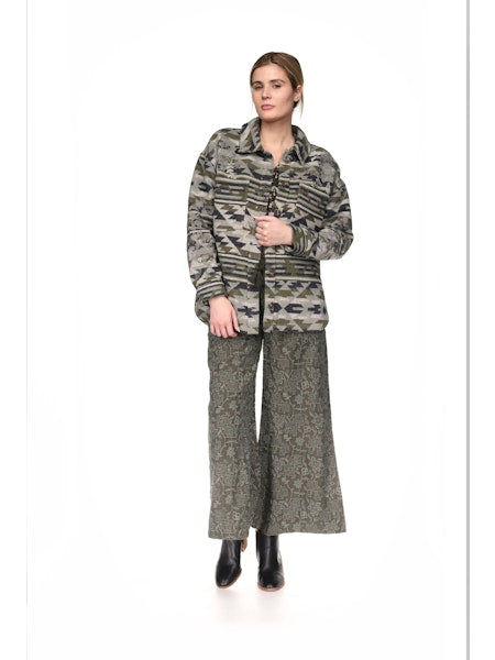 Kikio Oversized Patch Pocket Jacket