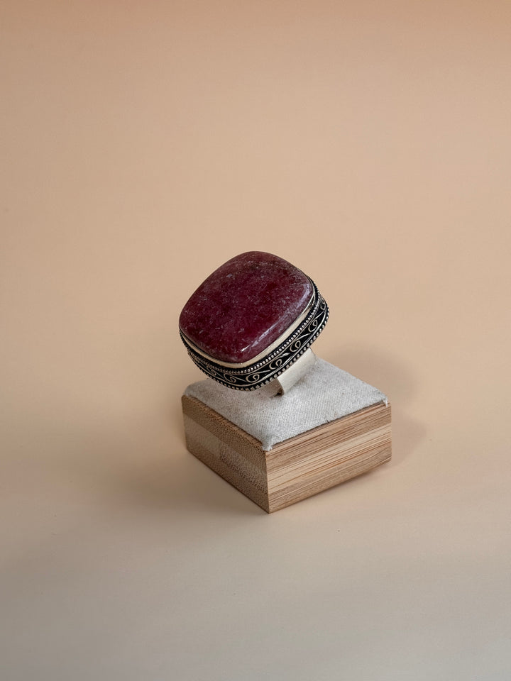 Adama Red Jasper Ring