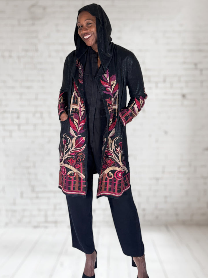 Biya Metallic Donne Duster