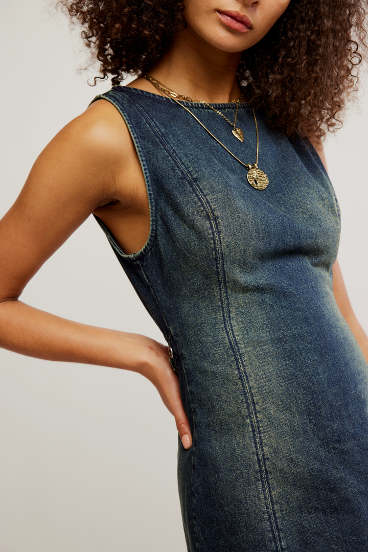Atlas Denim Mini Dress