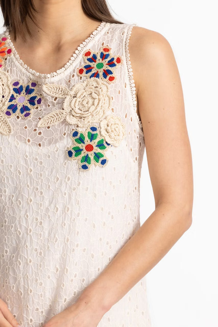 Nydia Applique Dress (Slip)