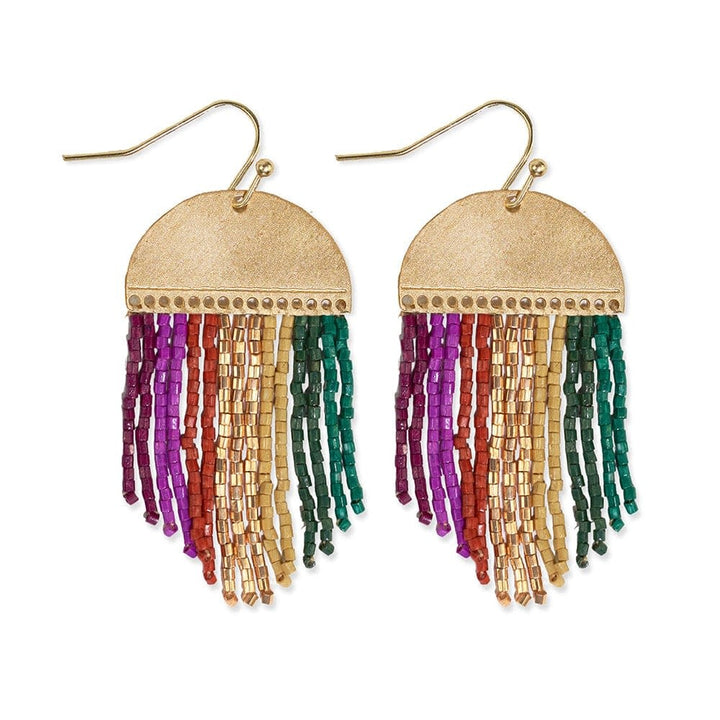 Claudia Short Fringe Earrings
