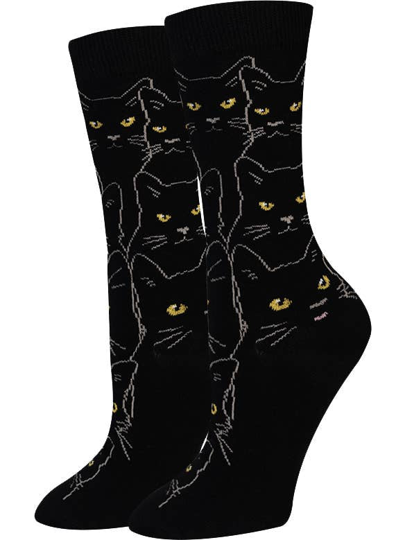 Lucky Black Cat Socks