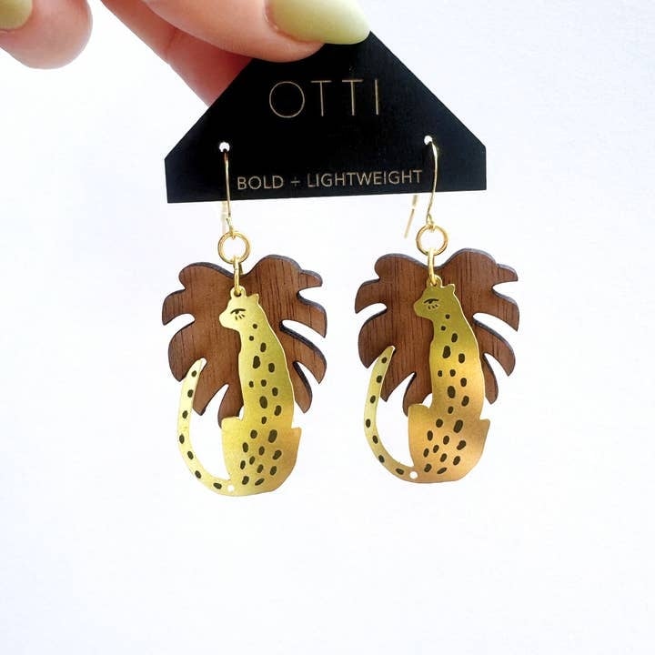 Leopard Earrings