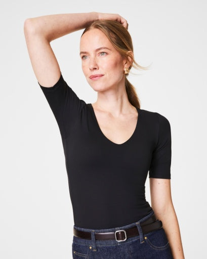 Smooth Jersey V-neck