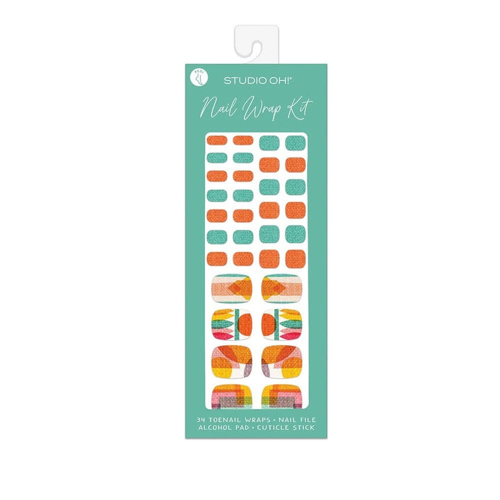 Studio Oh! Pedi Nail Wrap Kit