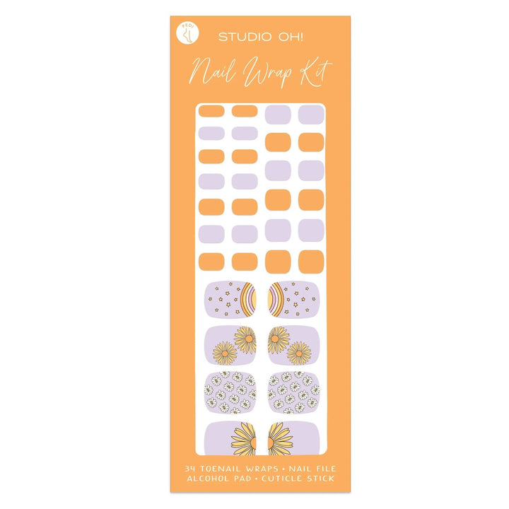 Studio Oh! Pedi Nail Wrap Kit