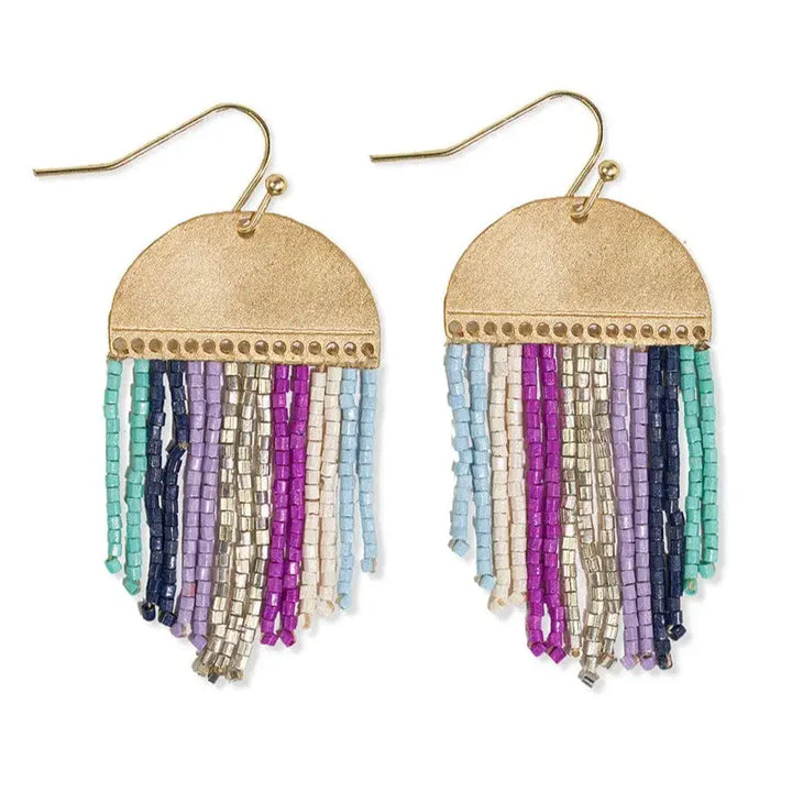 Claudia Short Fringe Earrings