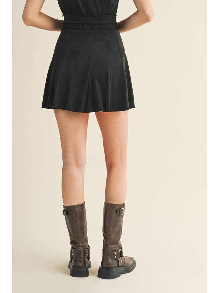 Microsuede Kick Mini Skort