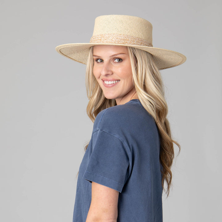 Paper Weave Gambler Hat