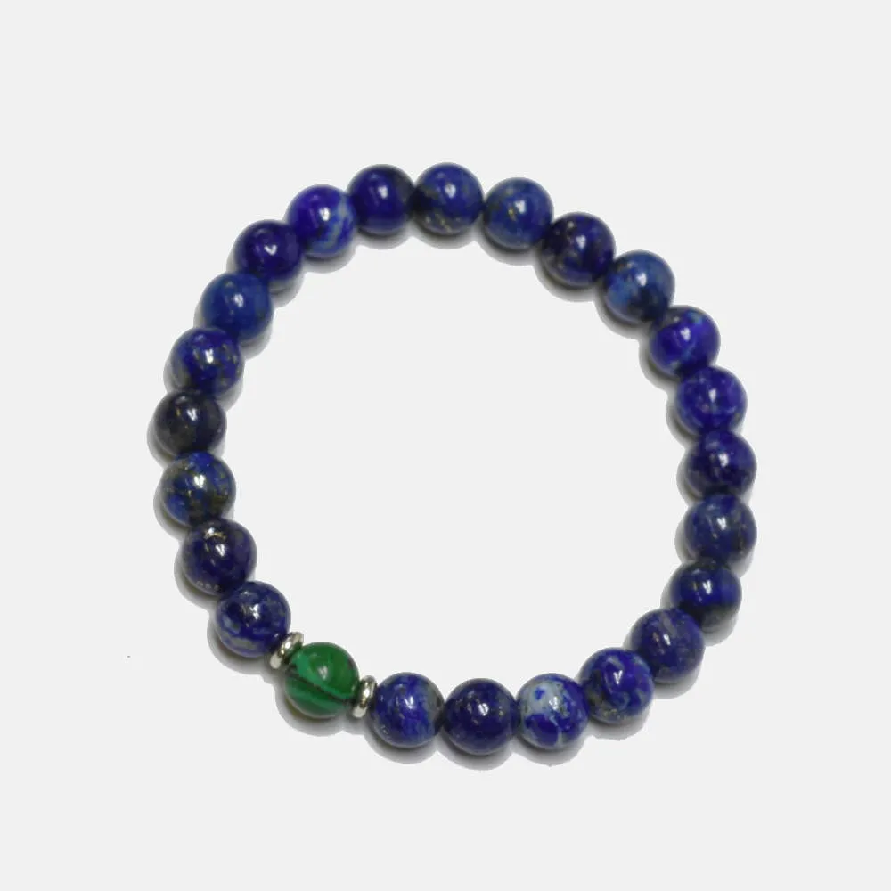 Lapis Malachite Stretch Bracelet