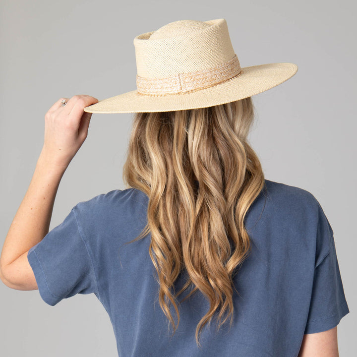 Paper Weave Gambler Hat