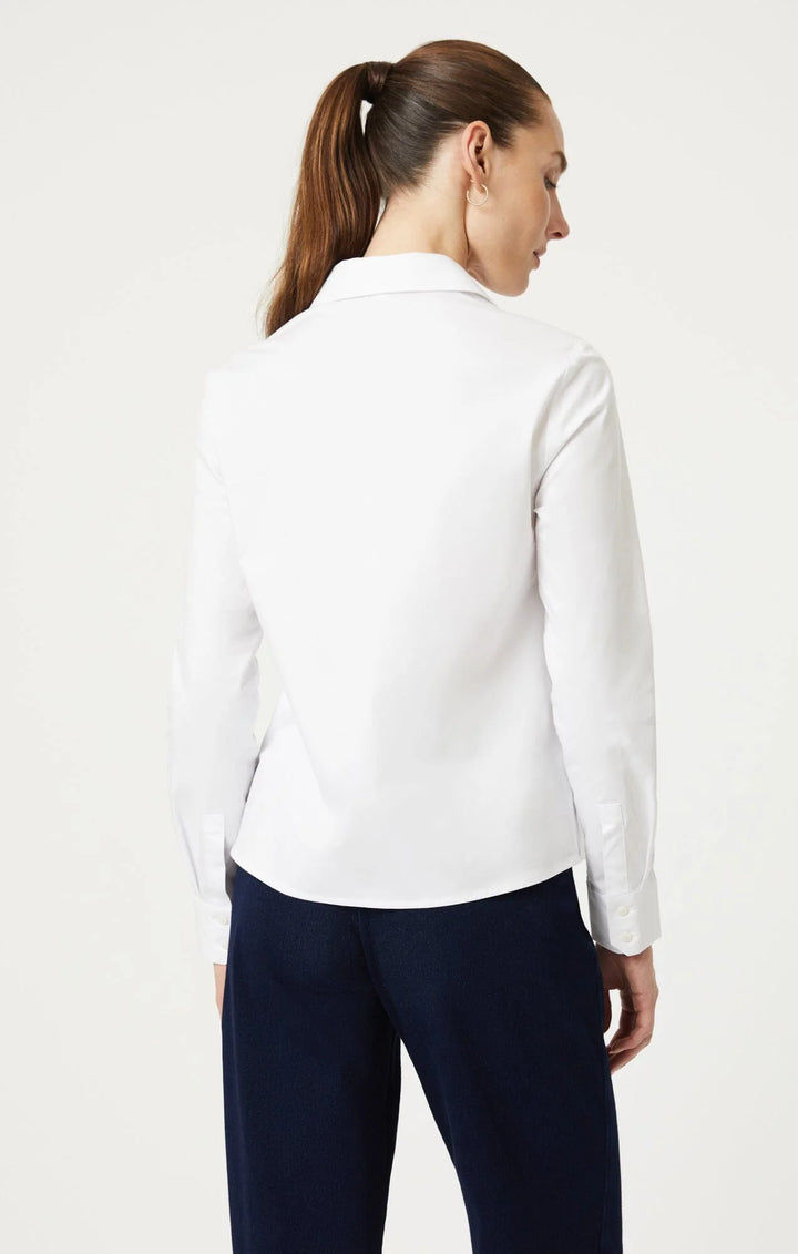 Long Sleeve Hidden Placket Top