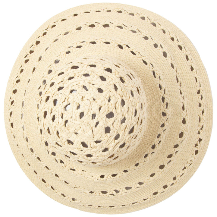 Open Weave Mixed Sun Hat