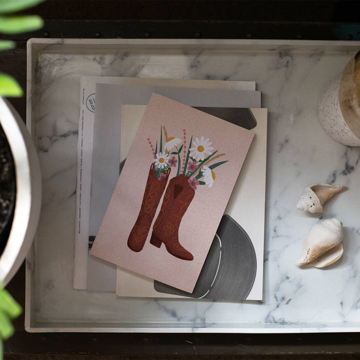 Boots & Flowers Notebook