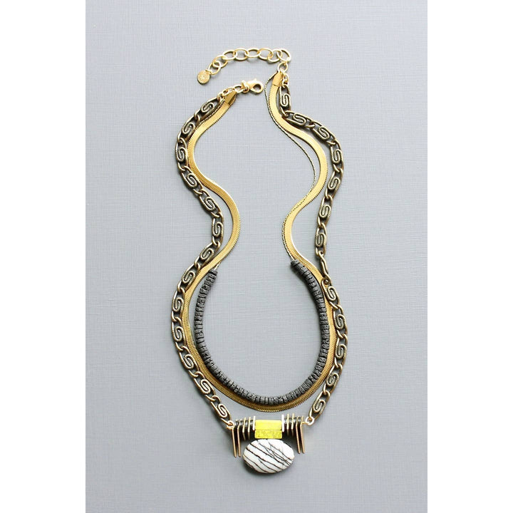 3 Strand Jasper Necklace