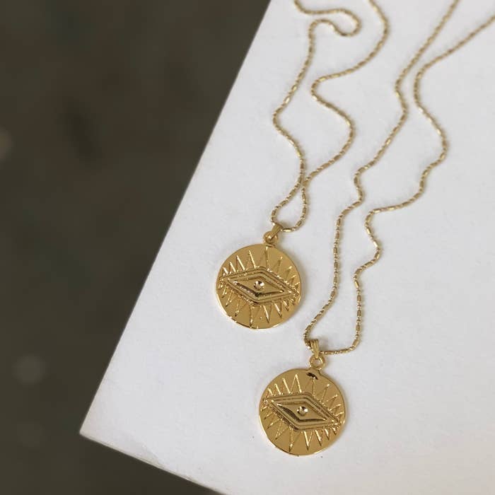 BohoGal Evil Eye Protective Necklace