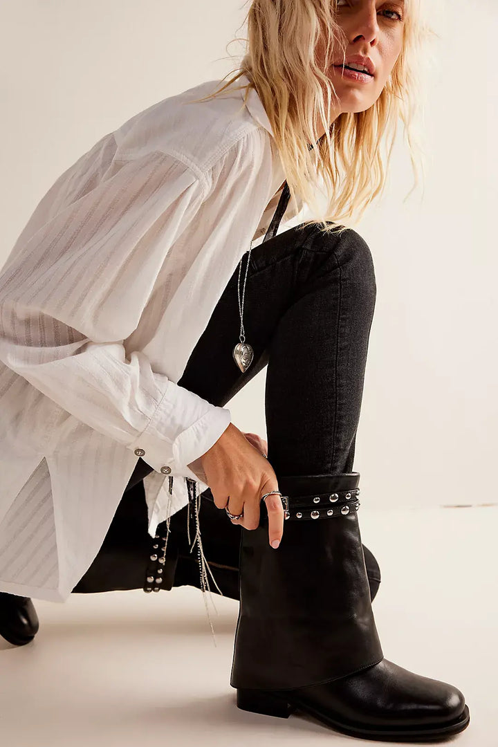 Scorpio Studded Foldover