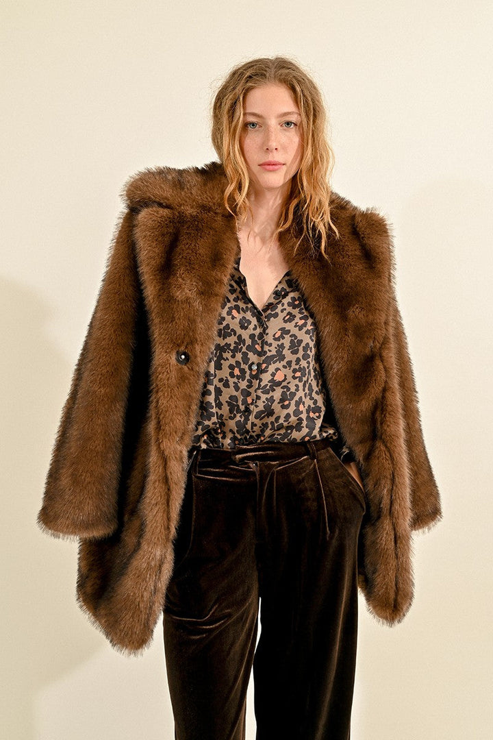 Faux Fur Jacket