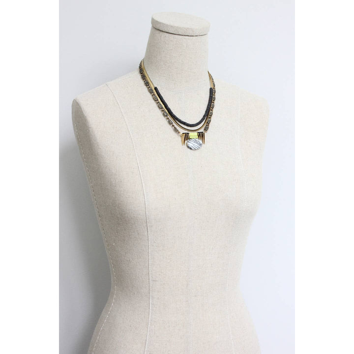 3 Strand Jasper Necklace