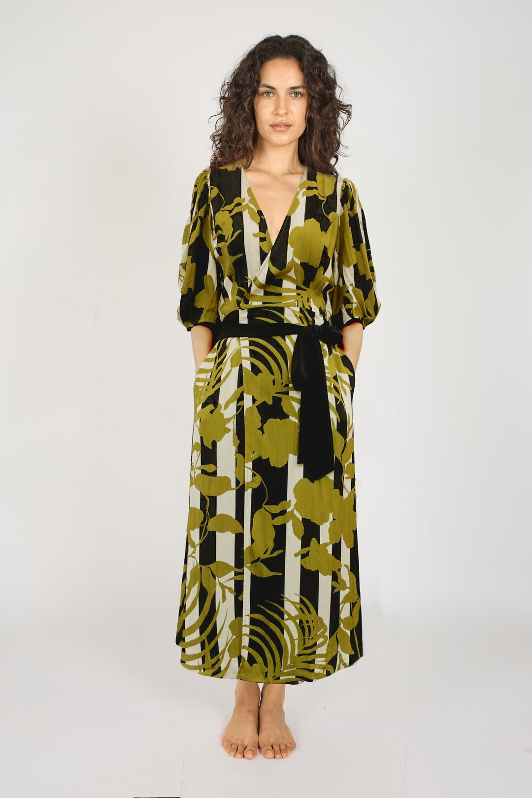 Black Olive Poppy Dress