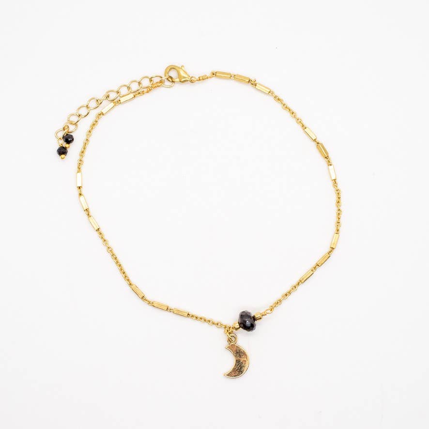 Chainlink Moon Anklet