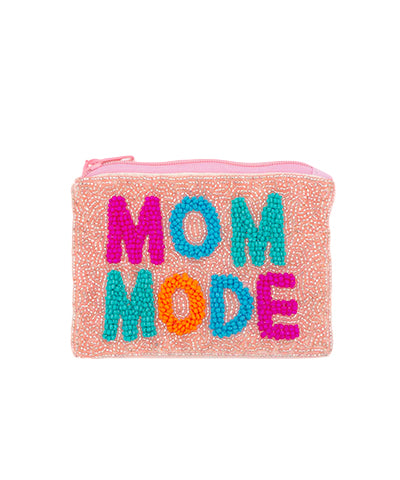 Mom Mode Beaded Coin Purse