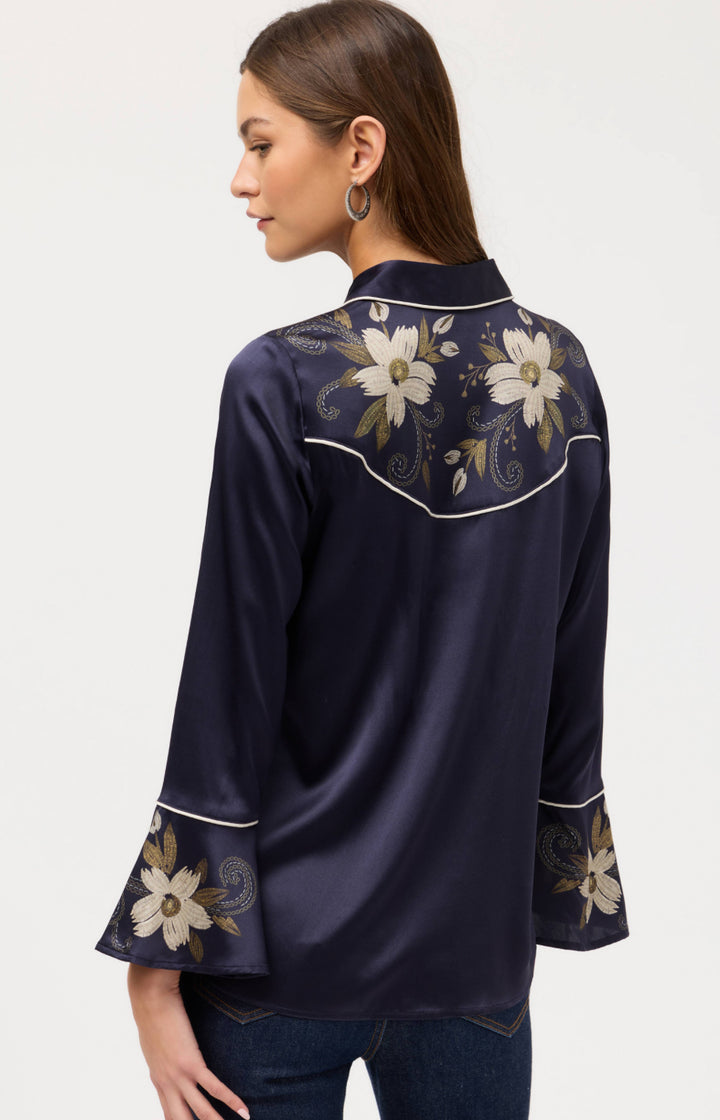 Corinthe Western Flutter Sleeve Blouse