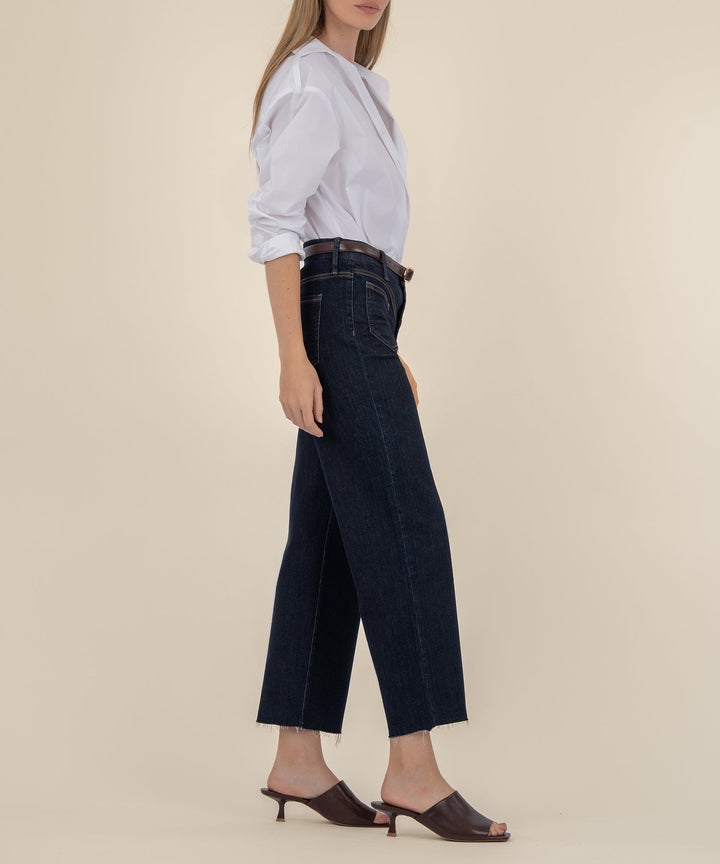 Charlotte Hi Wide Front Seam Jeans