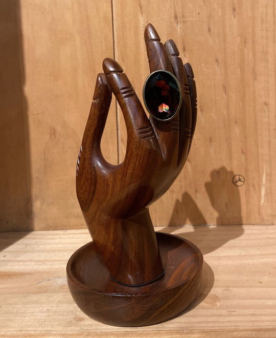 Rebel DesignsOval Crystal Ring