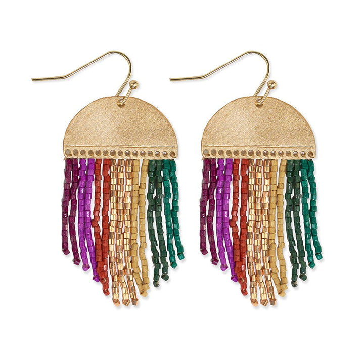 Claudia Short Fringe Earrings