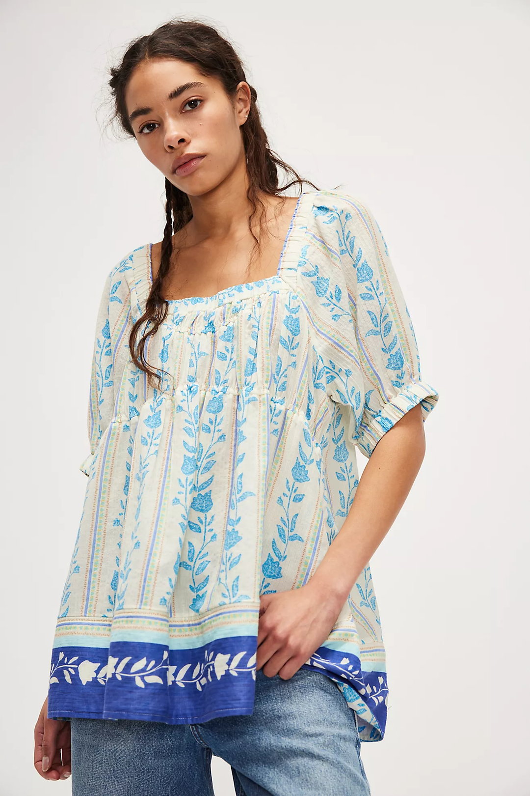 Santorini Printed Tunic
