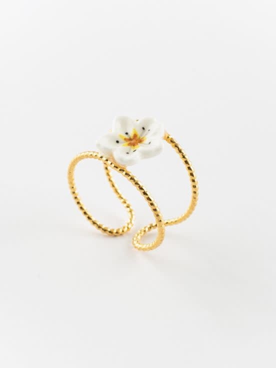 Harvest Time Flower Bubble Ring