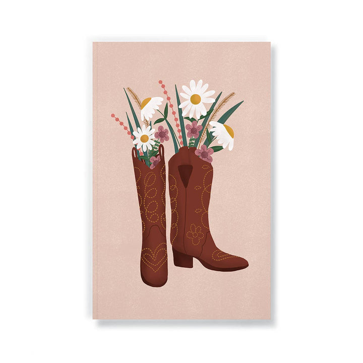 Boots & Flowers Notebook