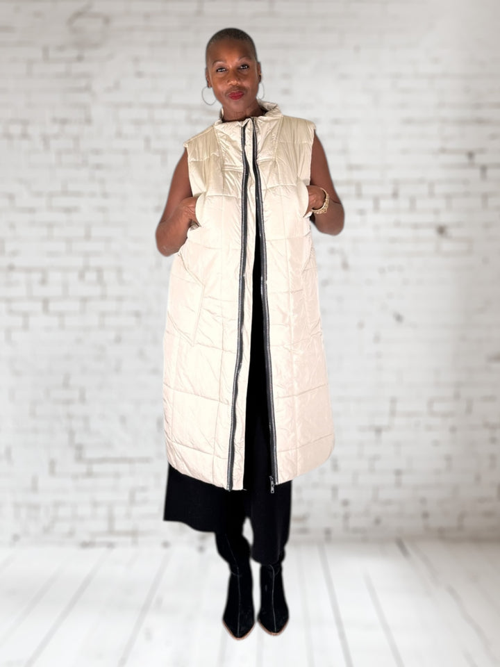Padded Long Vest