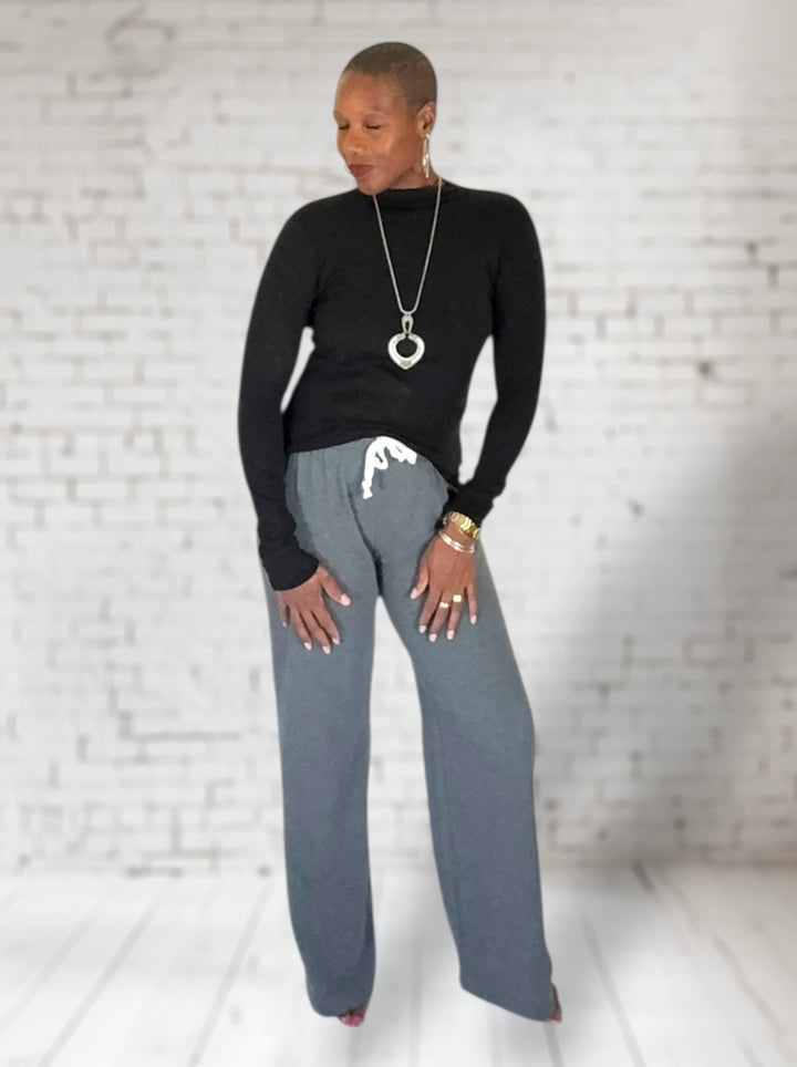 Wide leg Drawstring Pant