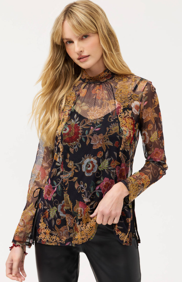 Francisca Mesh Blouse