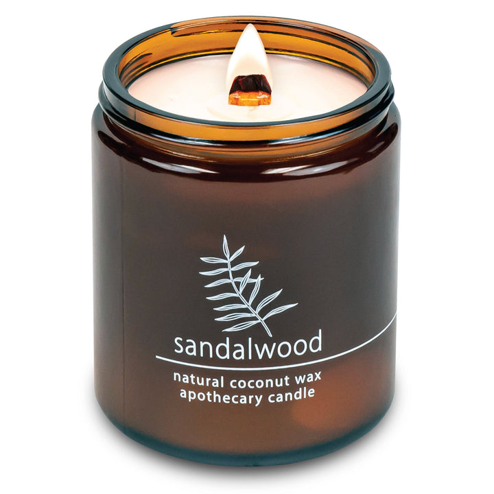Black Glass Candle