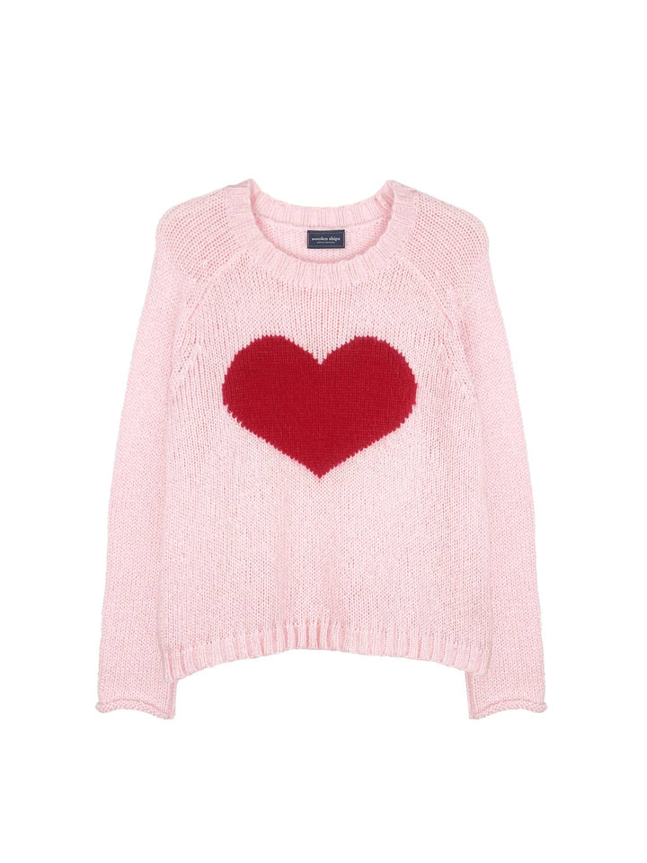 Brushed Heart Sweater