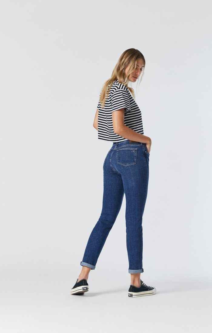 Kathleen Mid Feather Blue Jeans