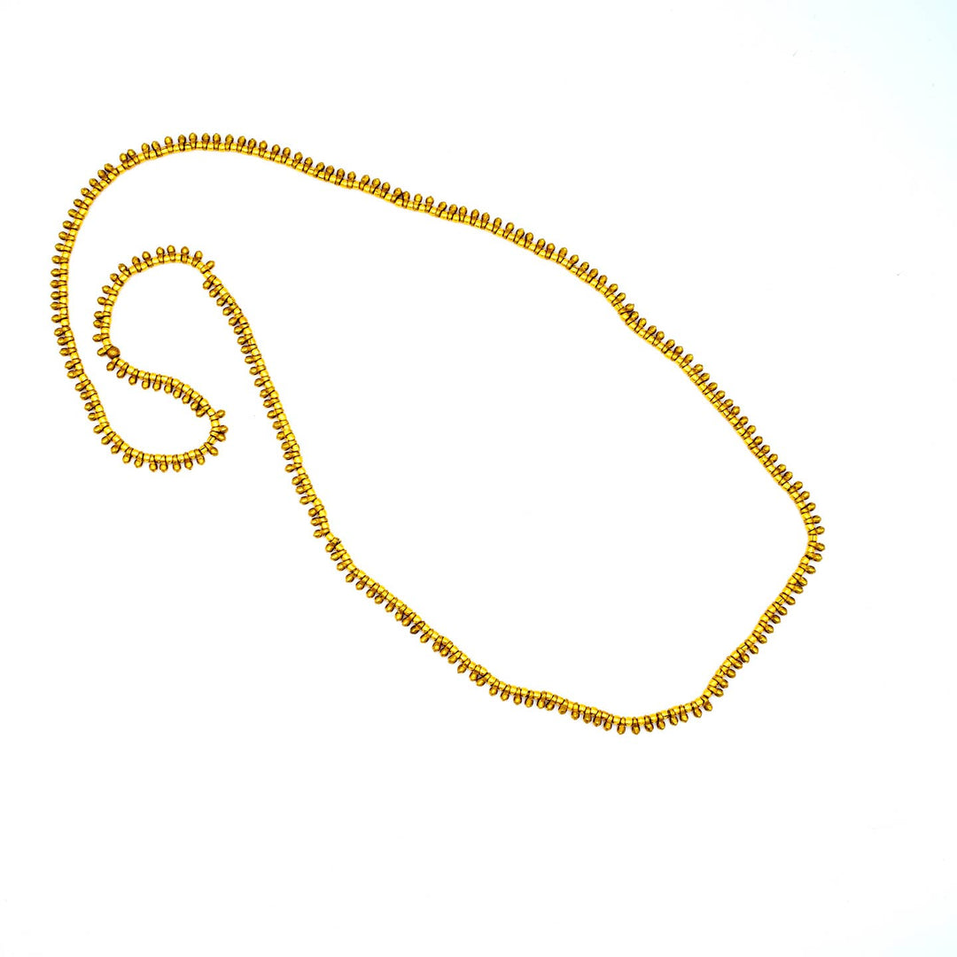 Baizaar Beaded 28" Droplet Necklace