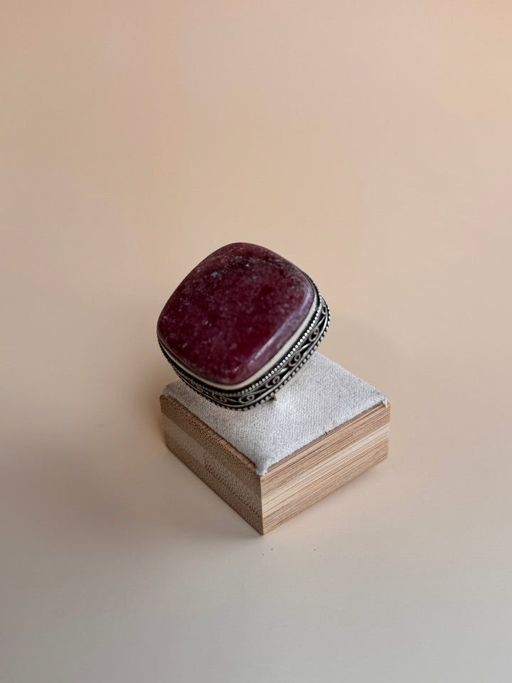 Adama Red Jasper Ring