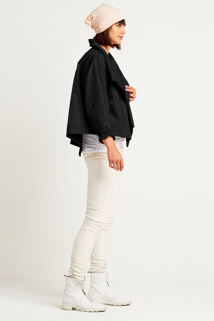 Cropped Asymmetric Jacket