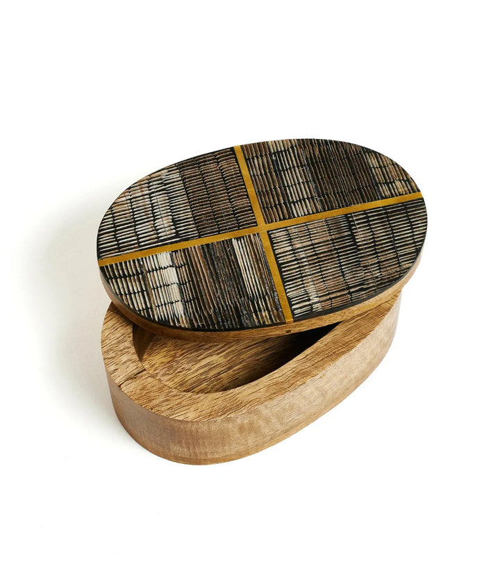 Kerala Decorative Oval Box