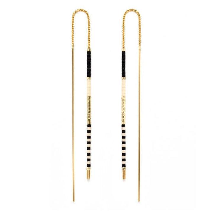 Miyuki Threader Earrings